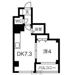 ニューブリーズ栄通の物件間取画像